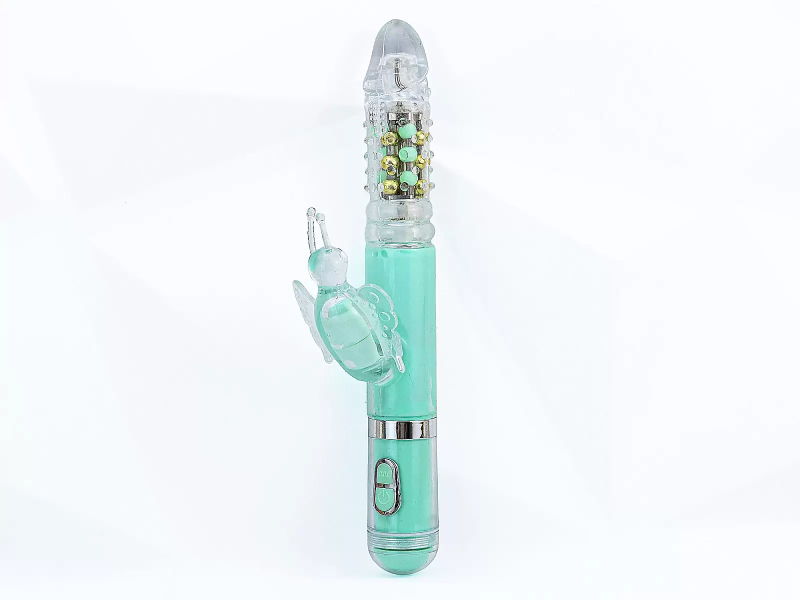 Dương vật giả đa năng rung thụt xoay bi có nhánh Mazarine