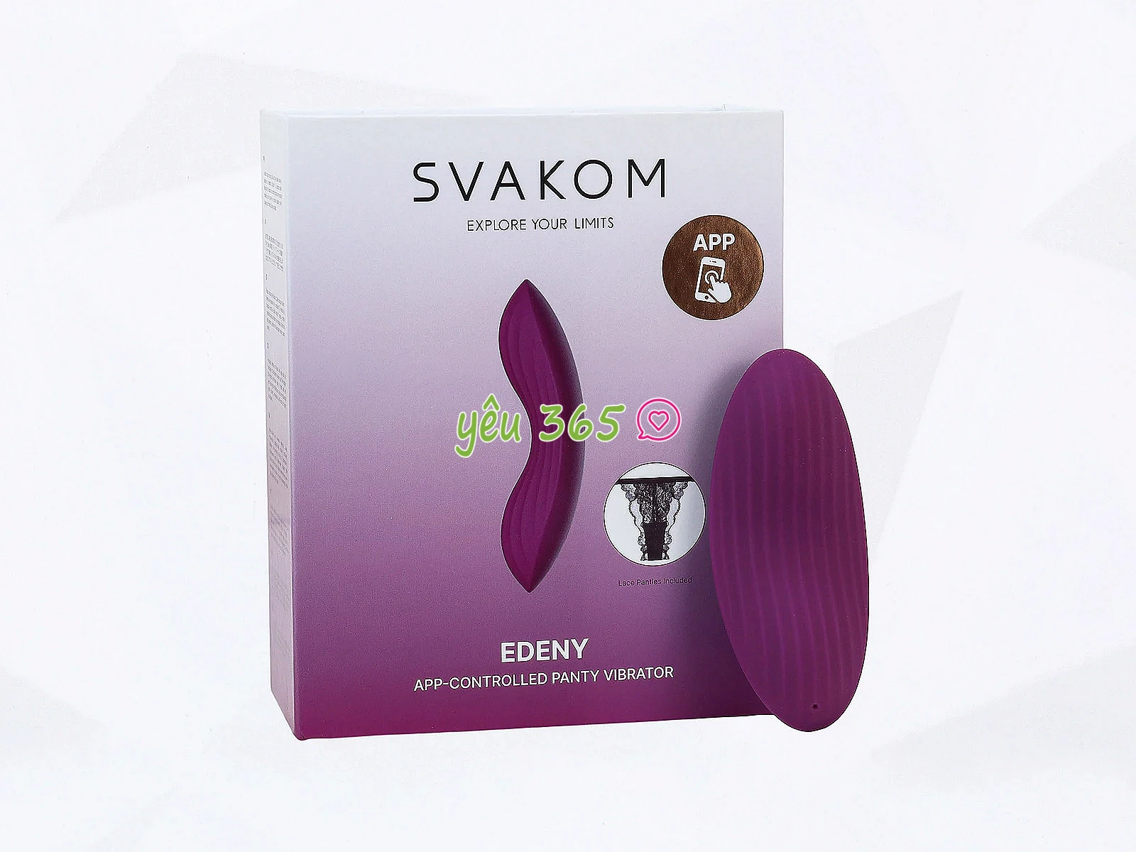 Máy massage lưỡi rung Svakom Edeny điều khiển App kèm quần