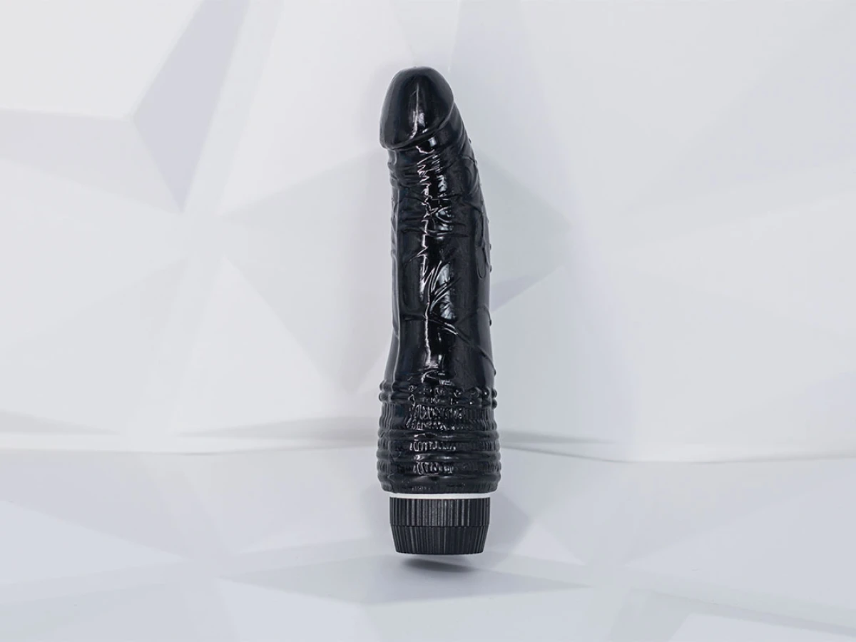 Dương vật giả silicon cong Shaki Sweet đen
