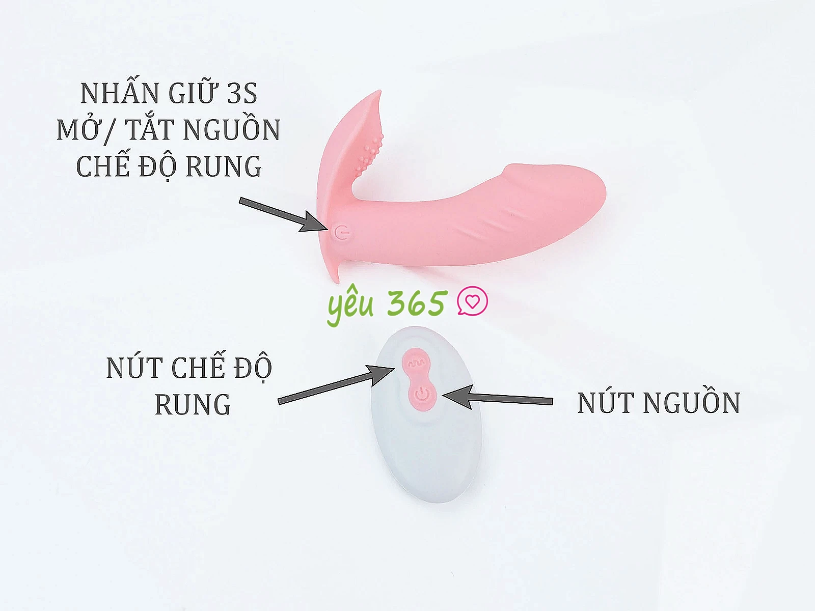 Máy massage quần lót Butterfly siêu mềm remote điều khiển từ xa