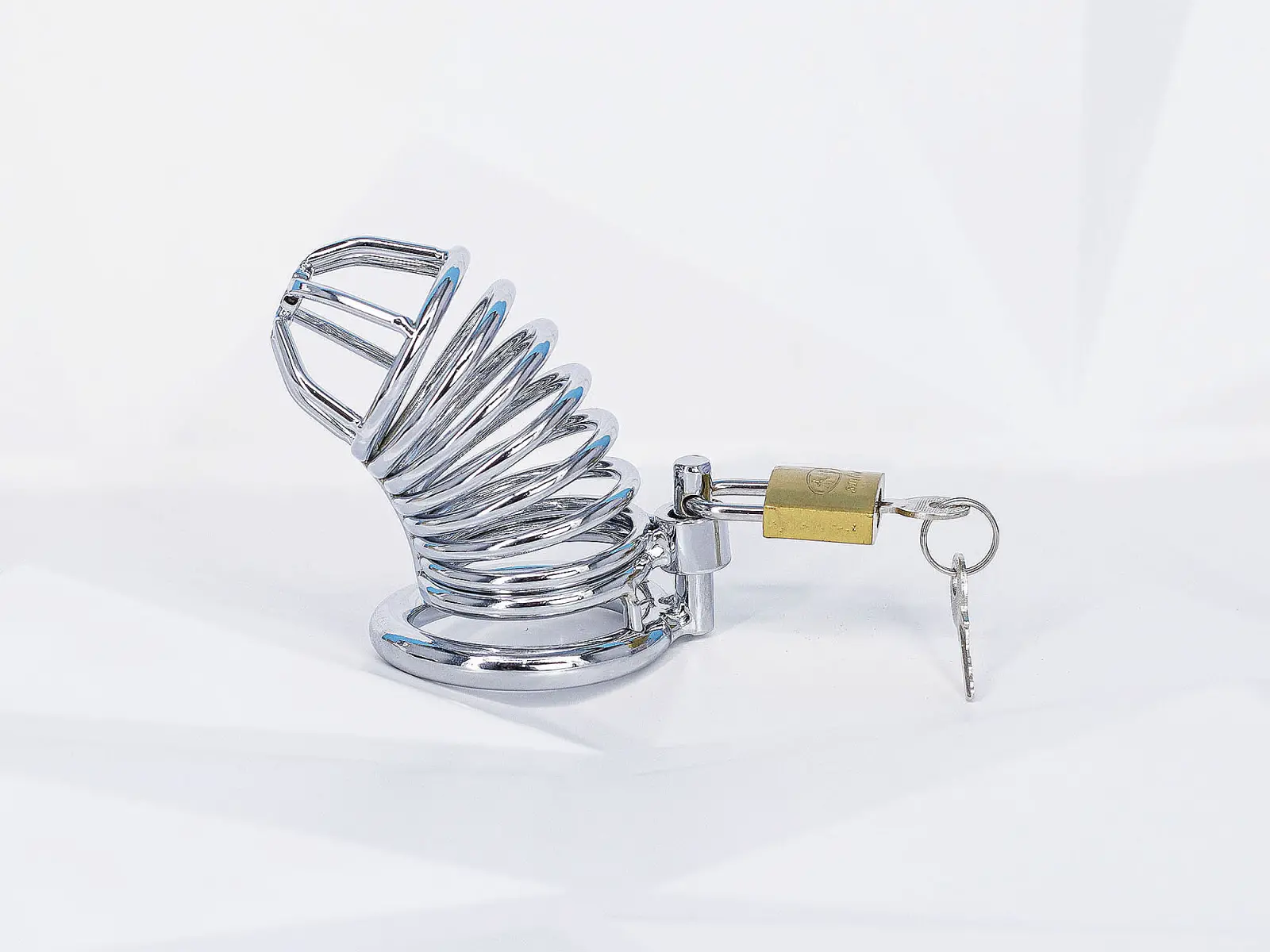 Đồ chơi bạo dâm khóa dương vật inox KDV01