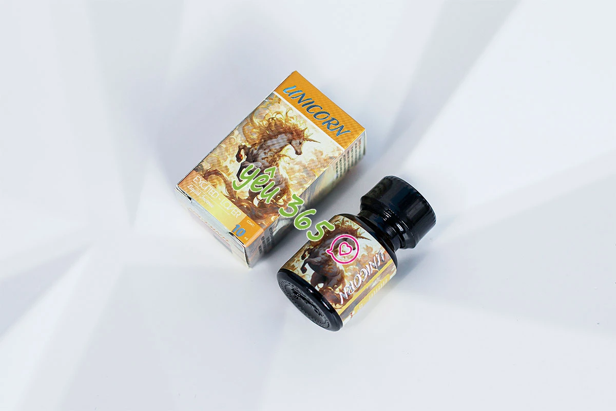 Chai hít Popper Unicorn 10ml tăng cảm giác hưng phấn