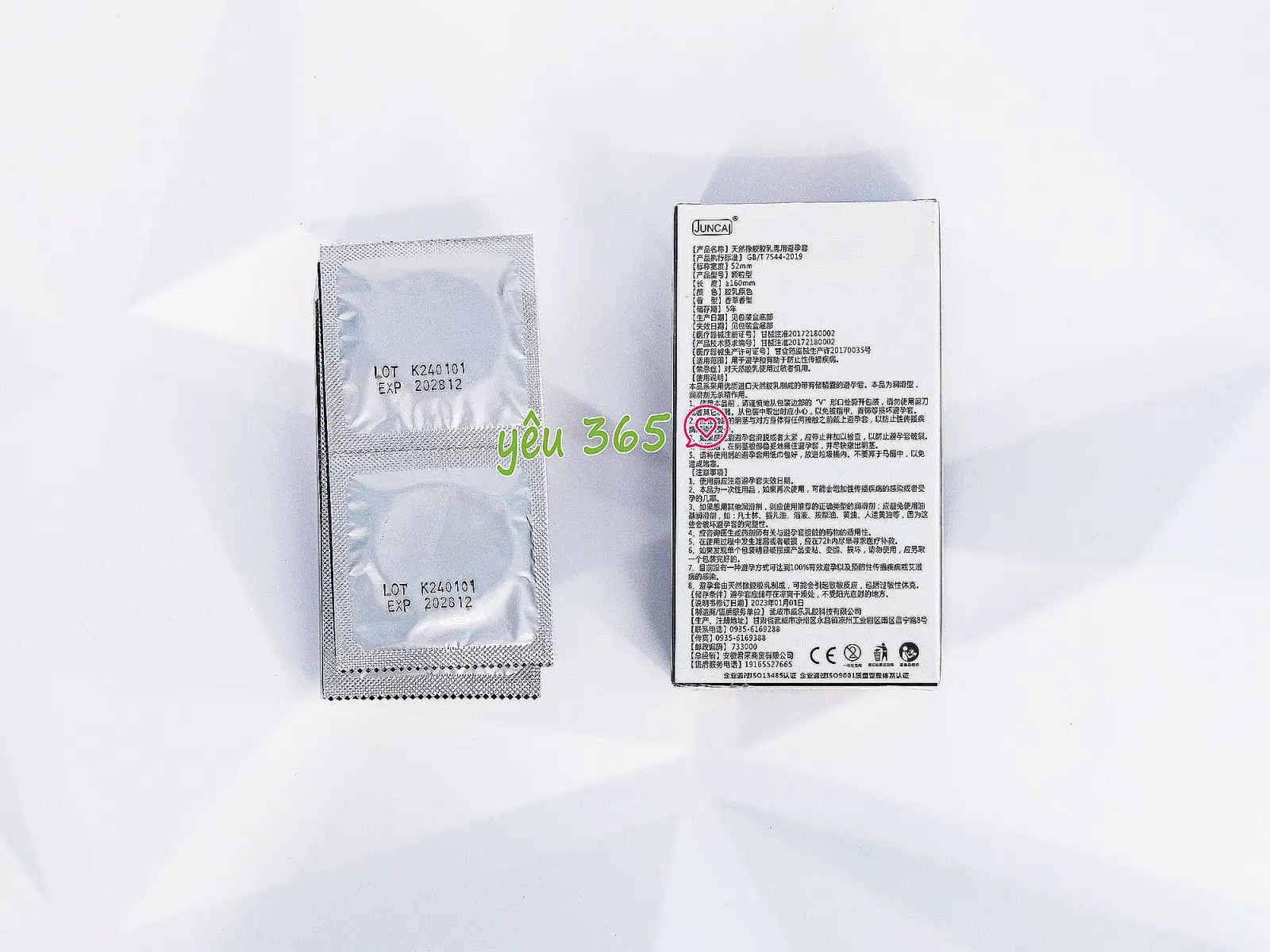 Bao cao su Juncai OK Amto Zero One 10 bao