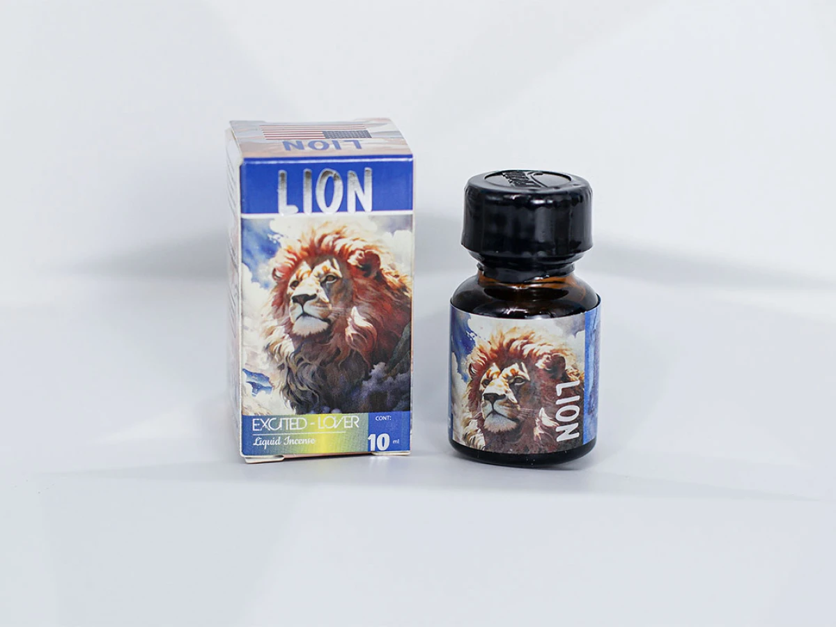 Chai hít Popper Lion 10ml tăng cảm giác khoái cảm