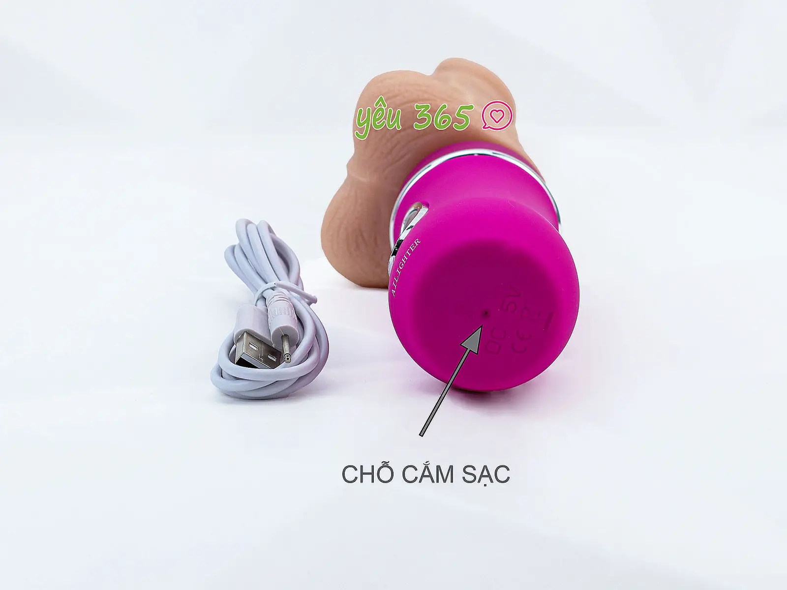 Dương vật giả rung thụt, phát nhiệt Ailighter