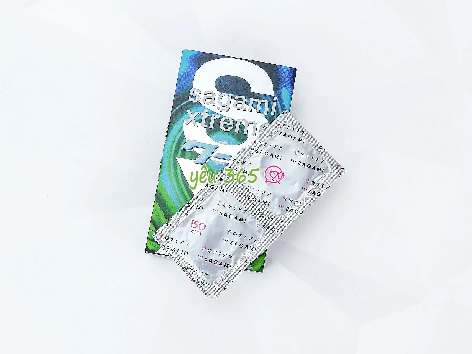 Bao cao su Sagami Xtreme Amino Gold Spearmint siêu mỏng giúp tăng khả năng truyền nhiệt và chân thật