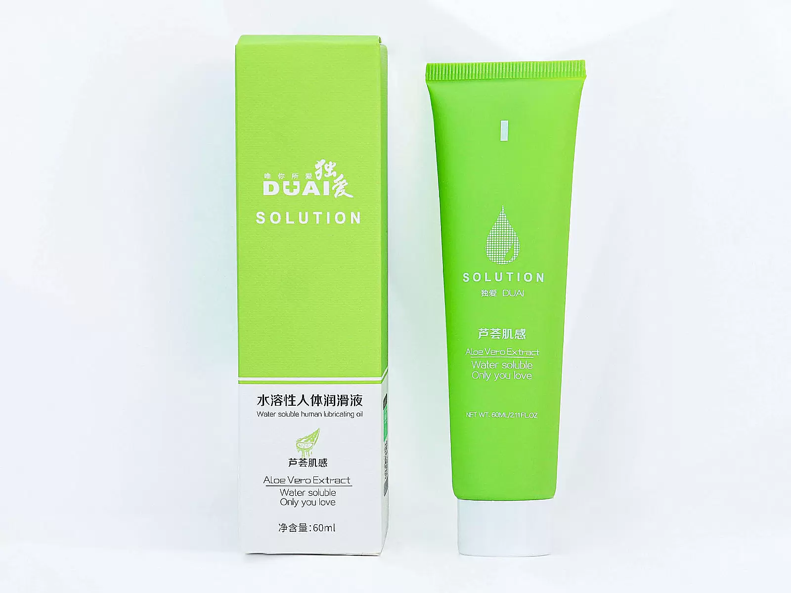 Gel bôi trơn Solution xanh gốc nước nhẹ dịu tự nhiên