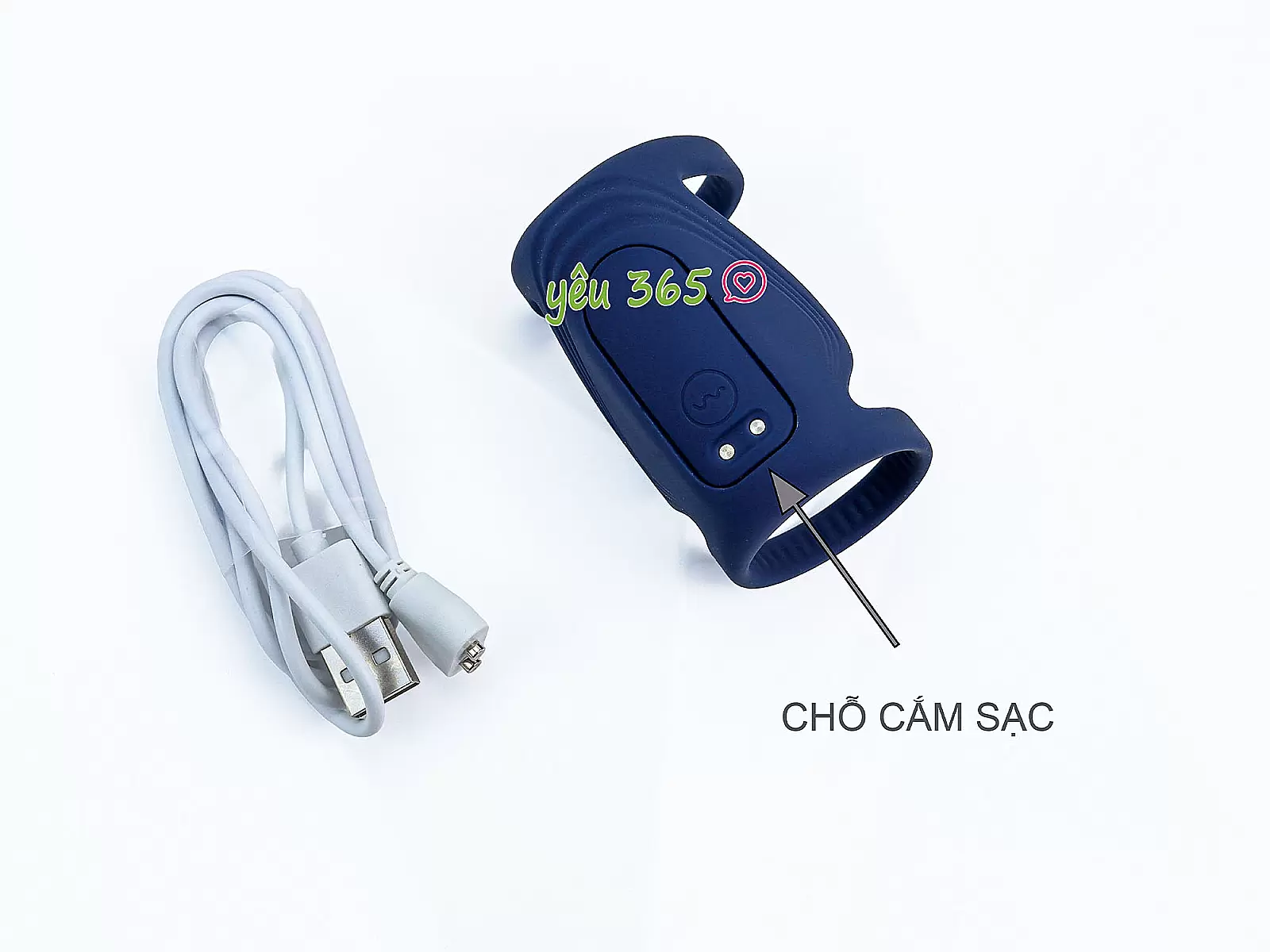 Vòng đeo dương vật Bicyclic Ring kèm điều khiển từ xa (không kèm dương vật giả)