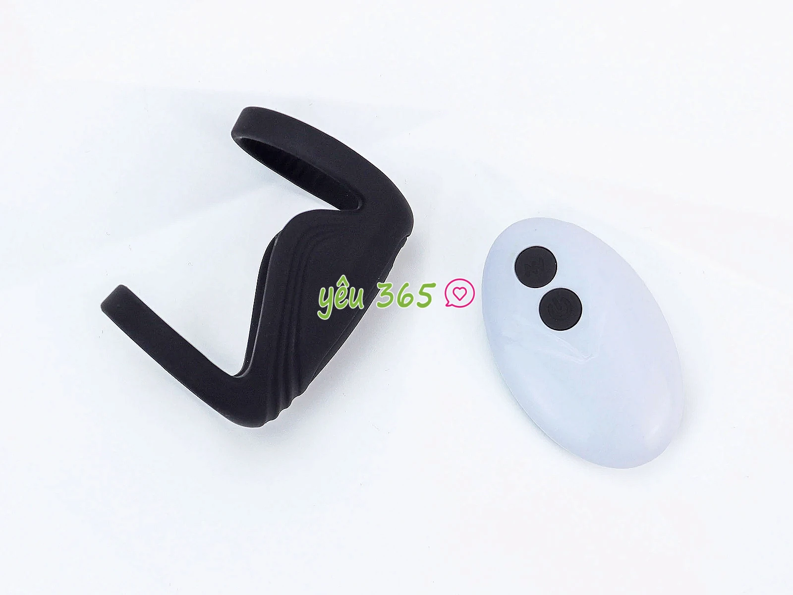 Vòng đeo dương vật Bicyclic Ring kèm điều khiển từ xa (không kèm dương vật giả)