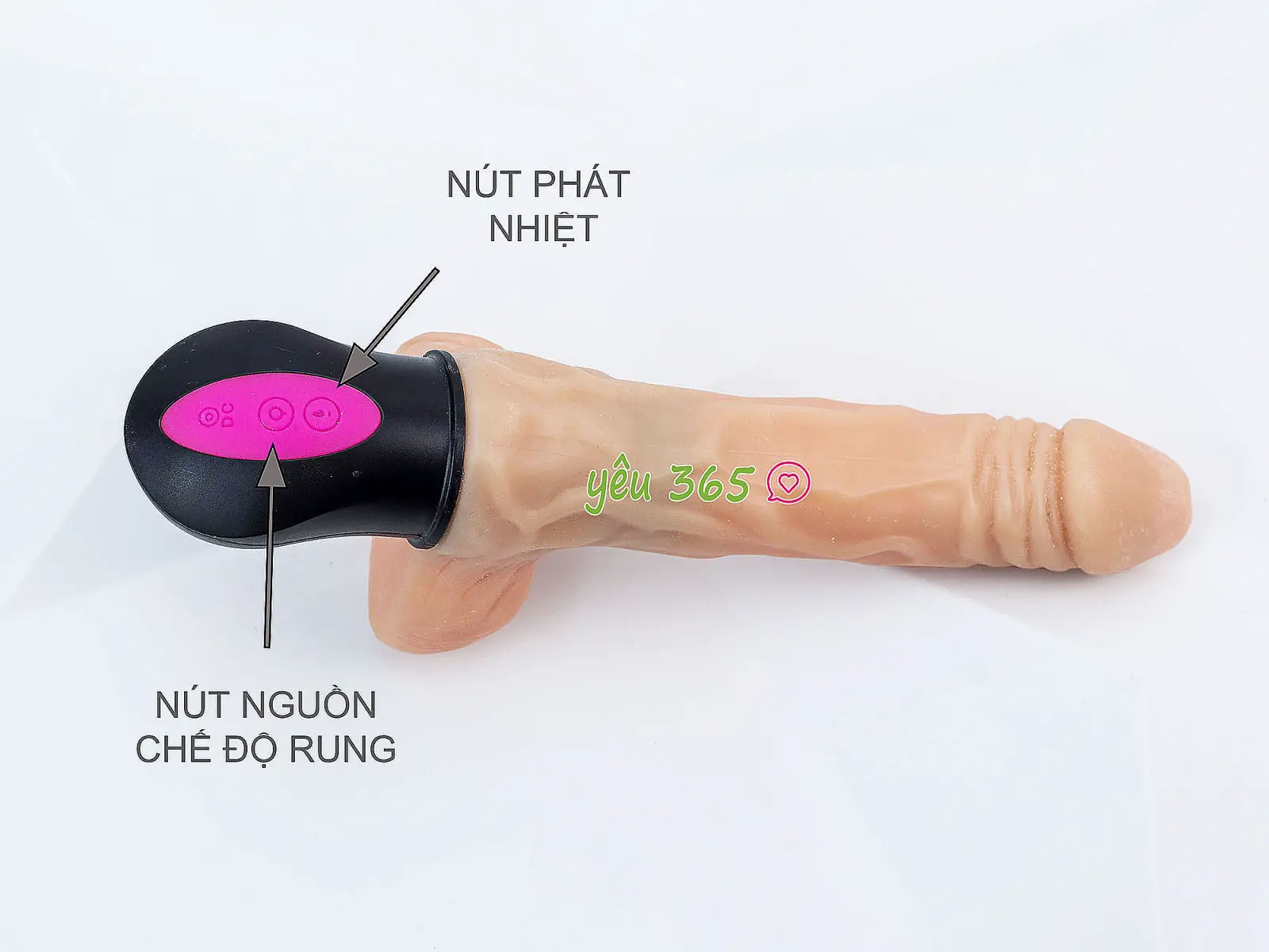 Dương vật giả đa năng XL912 rung, phát nhiệt
