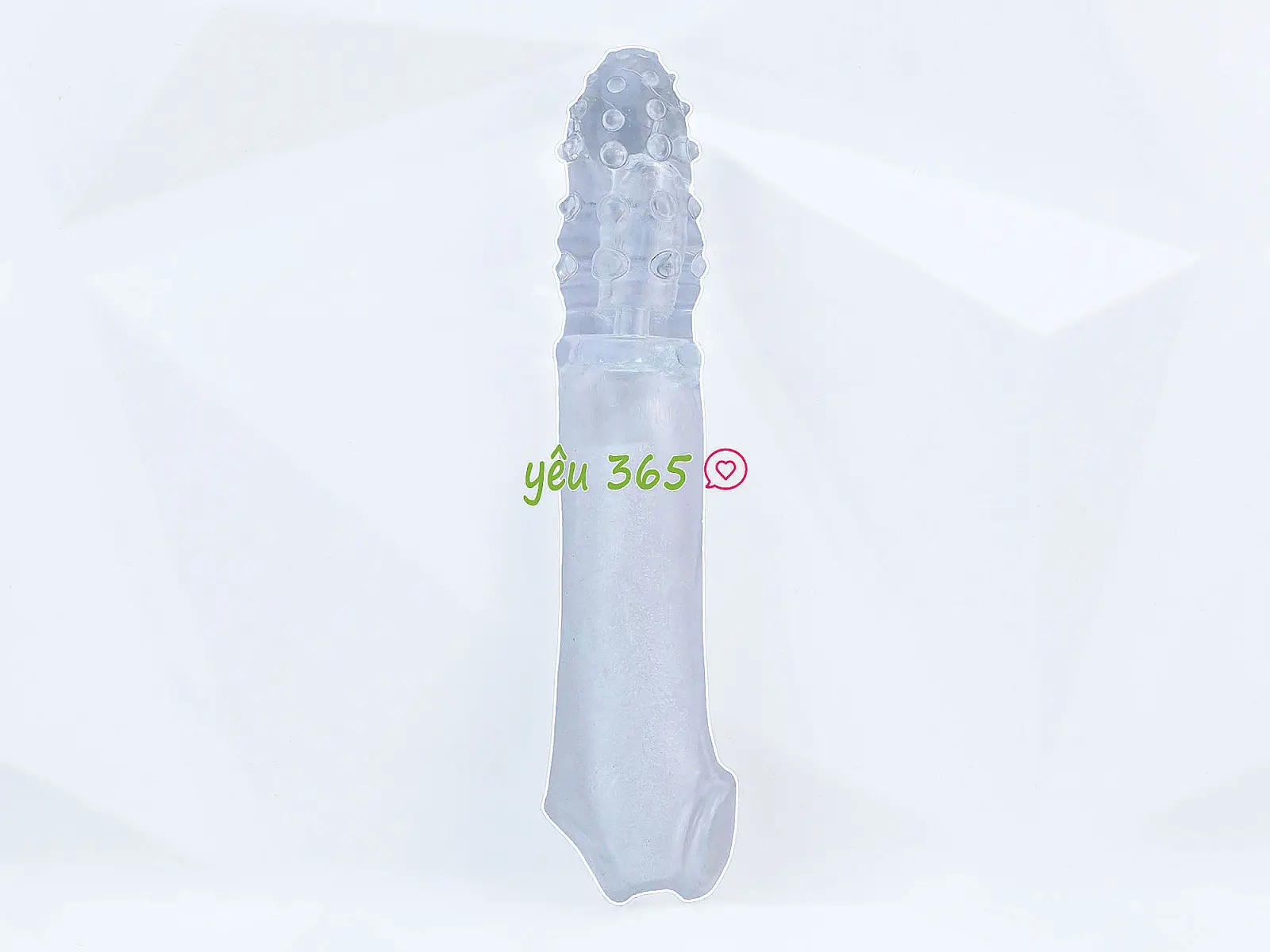 Bao cao su đôn dên Wolf's Fang có gắn bi rung tăng kích thước