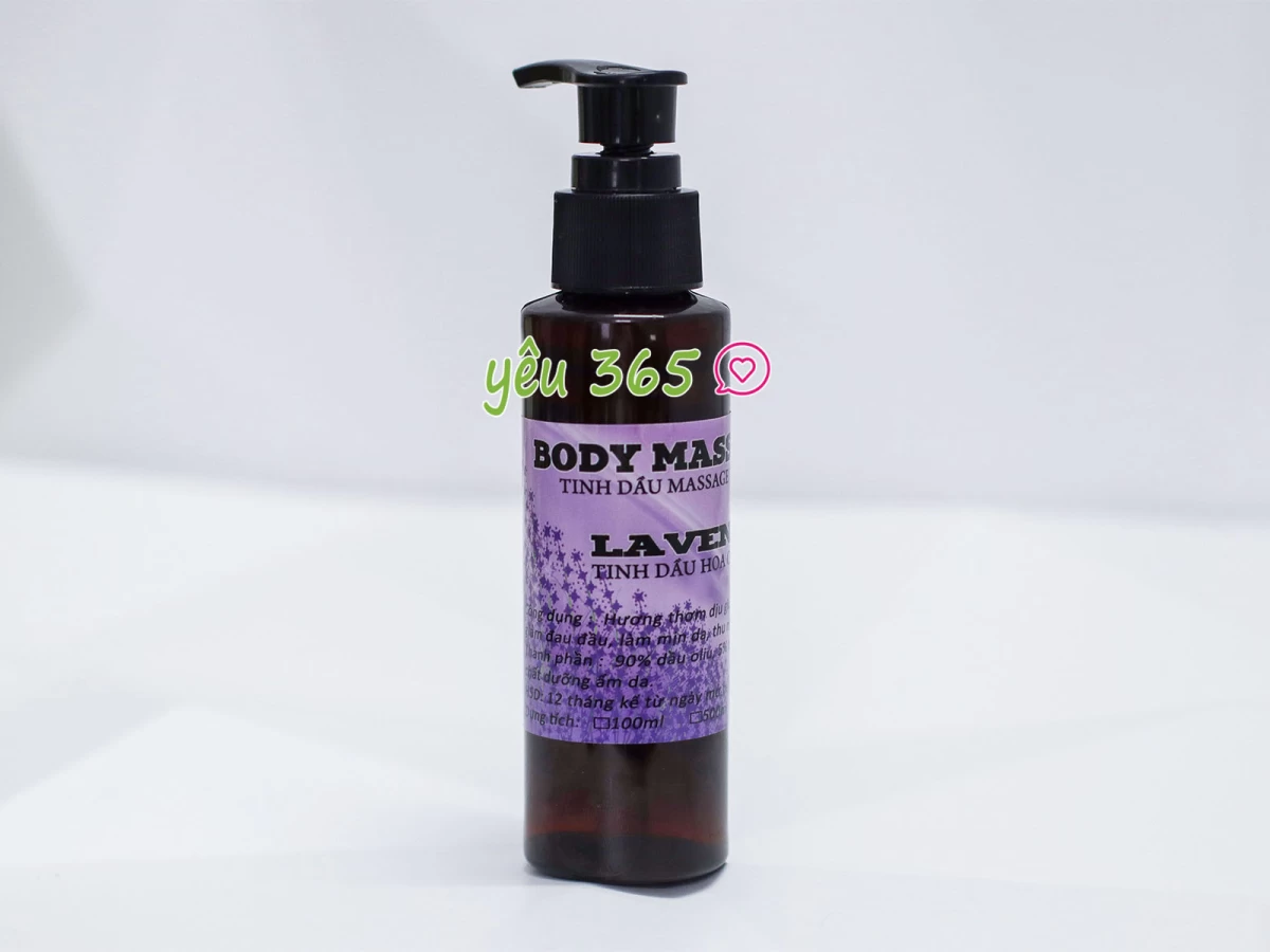 Chai tinh dầu massage body 100ml gợi cảm