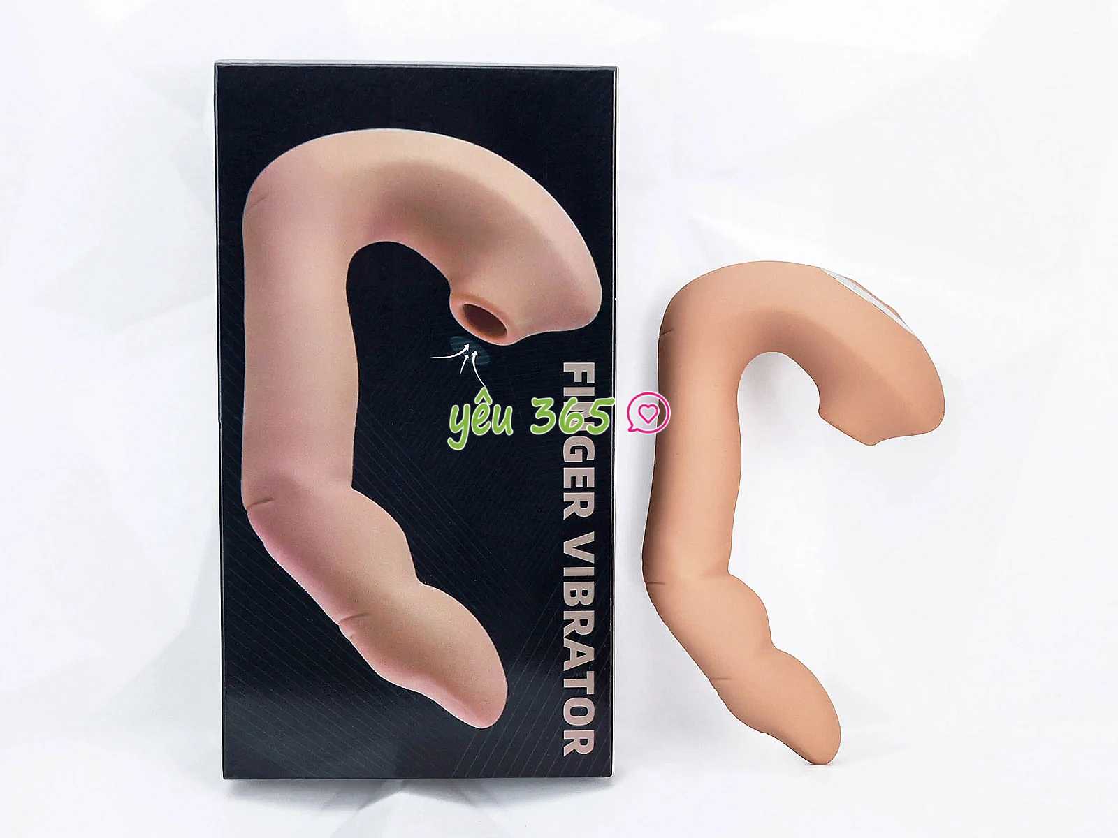 Ngón tay rung phát nhiệt móc điểm G Jiuai cao cấp