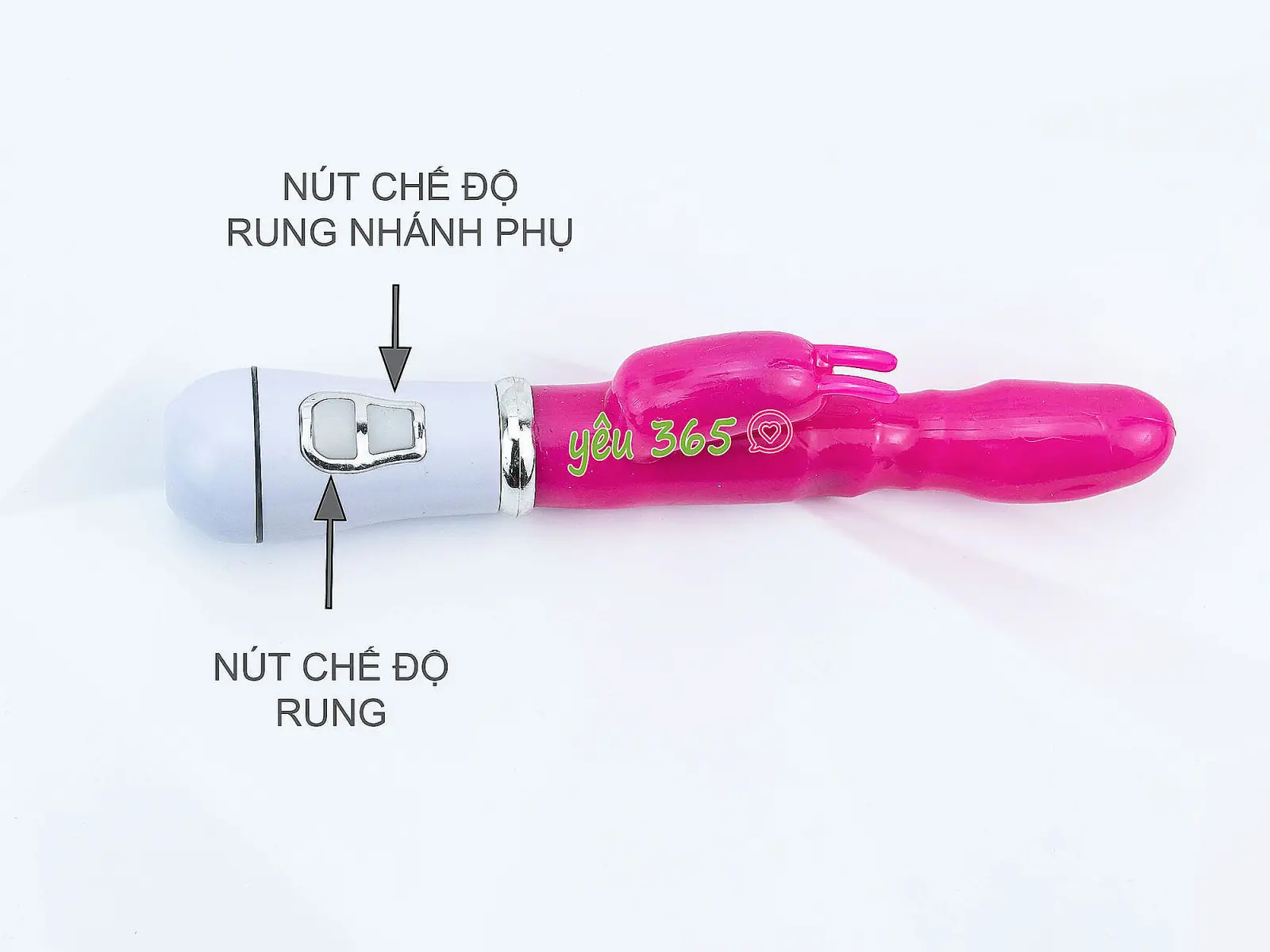 Dương vật giả Vibrator có nhánh pin sạc