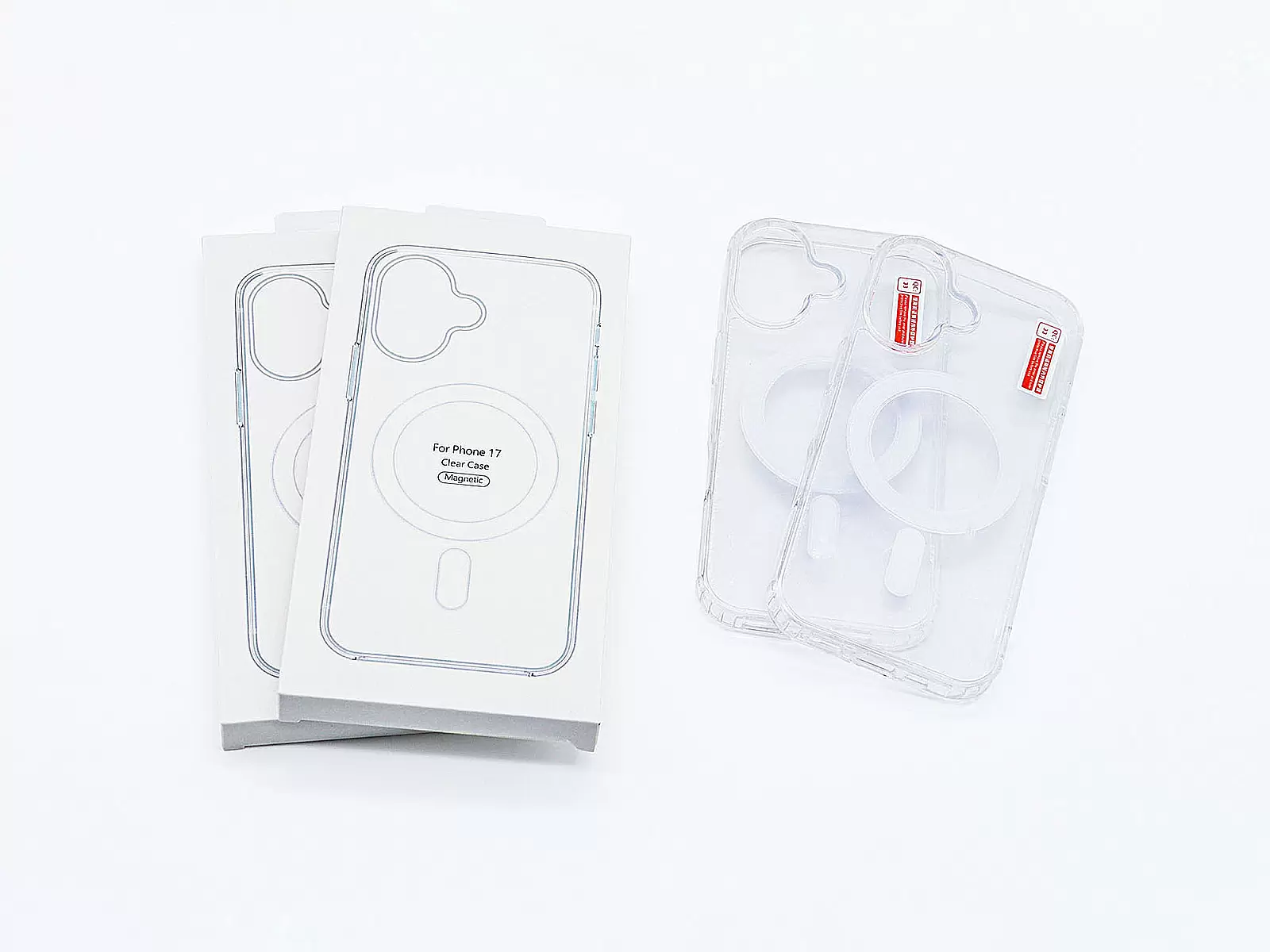 Ốp lưng iPhone 17 Clear Case Magnetic trong suốt