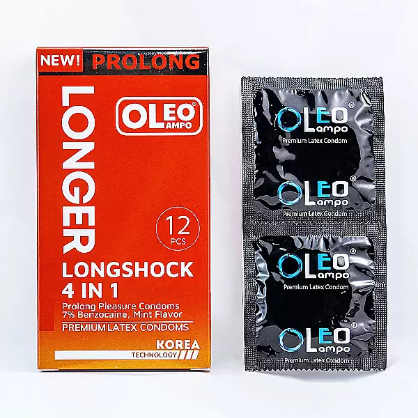 Bao cao su Oleo Longer hộp 12 cái
