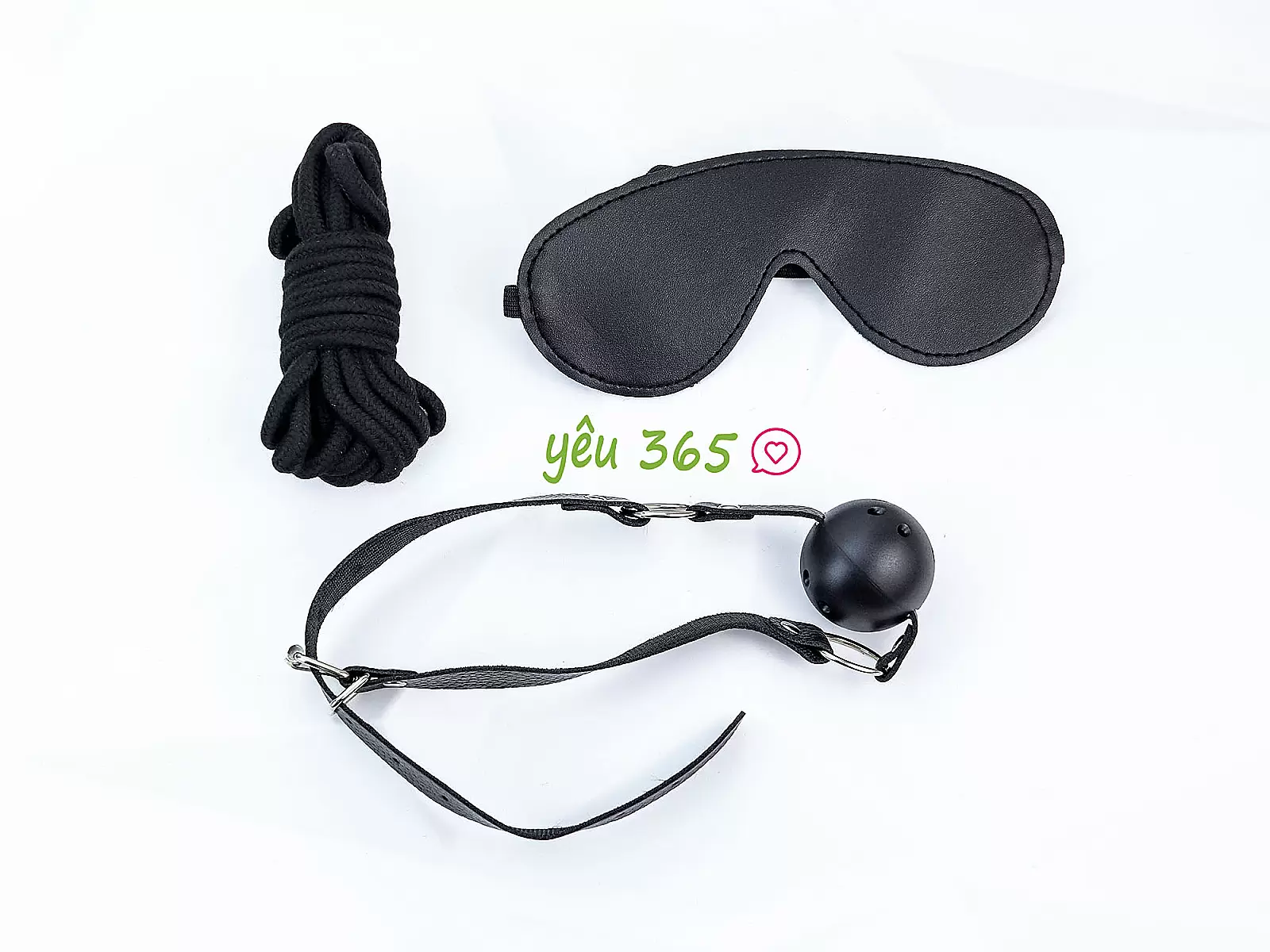 Đồ chơi bạo dâm da đen 7 món bộ phụ kiện quyến rũ cho cặp đôi thích cảm giác mạnh