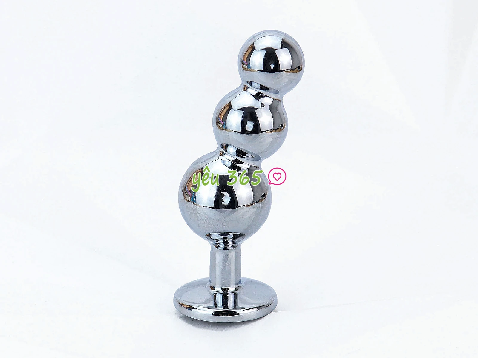 Dụng cụ kích thích hậu môn Inox 3 nấc trãi nghiệm cảm giác mới lạ