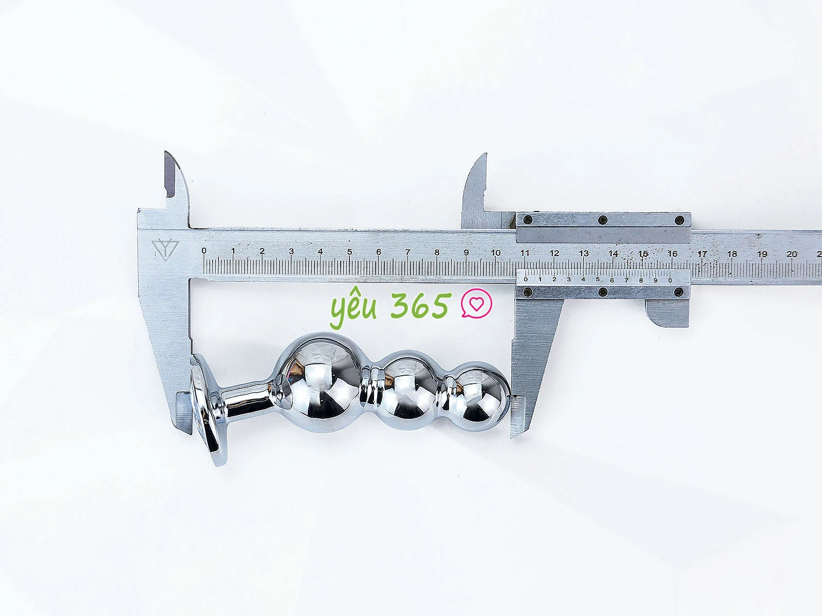 Dụng cụ kích thích hậu môn Inox 3 nấc trãi nghiệm cảm giác mới lạ