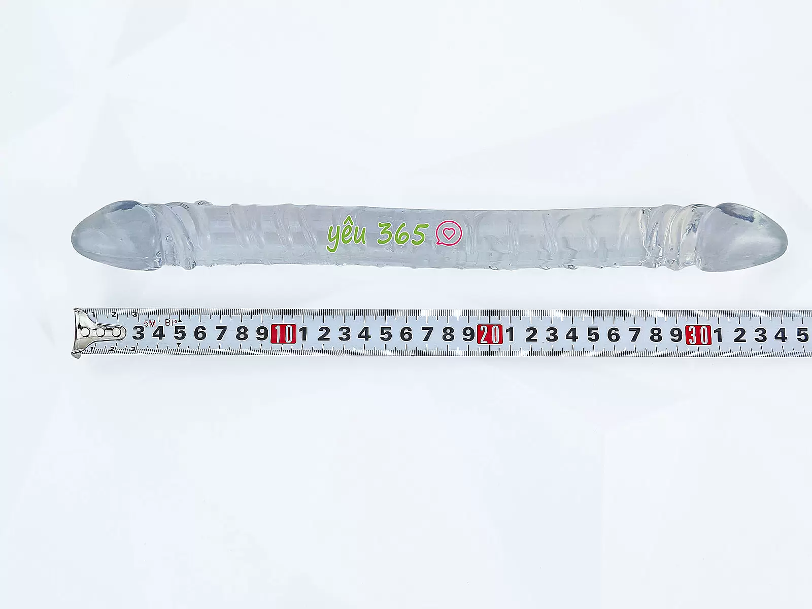 Dương vật giả silicon 2 đầu trong suốt giá rẻ