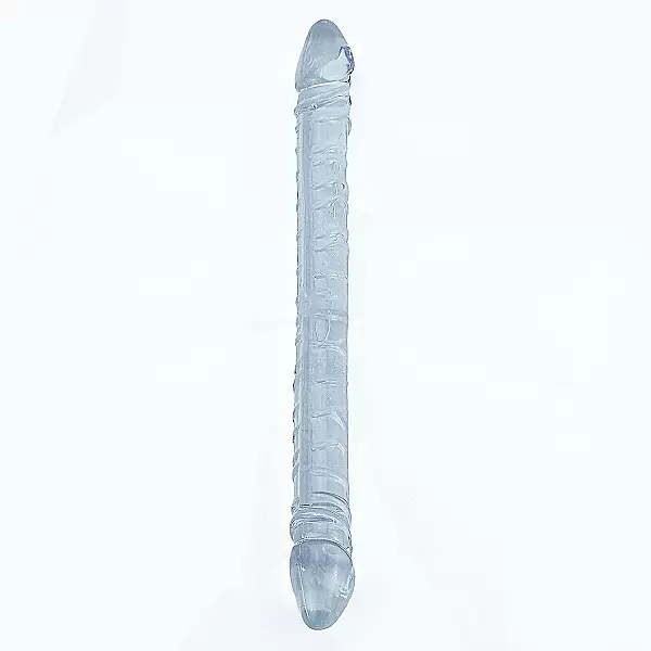 Dương vật giả silicon 2 đầu trong suốt giá rẻ