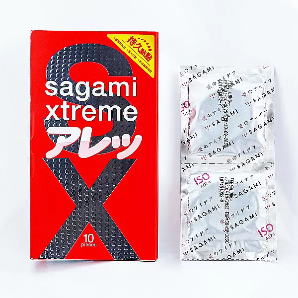 Bao cao su gai Sagami Xtreme Feel Long 10 chiếc Nhật Bản