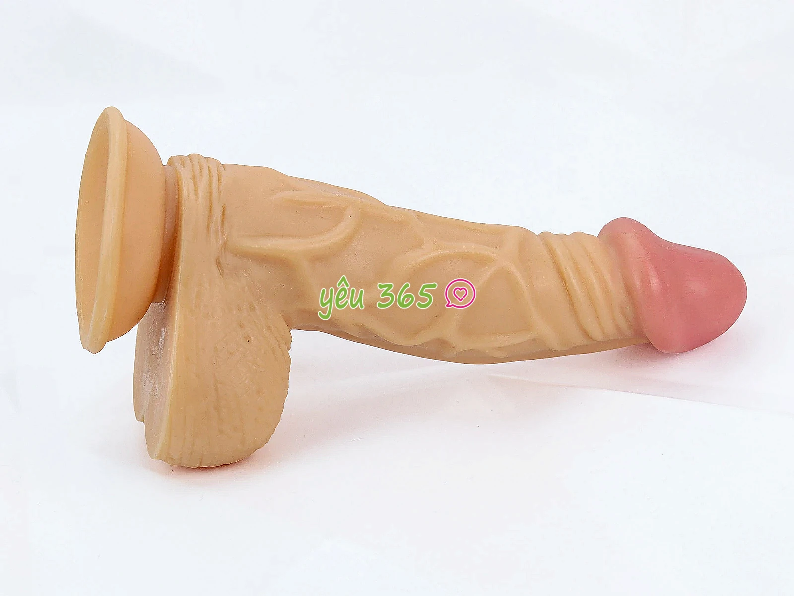 Dương vật giả có đế 9 inch kích thước châu Âu mạnh mẽ, trải nghiệm chân thật