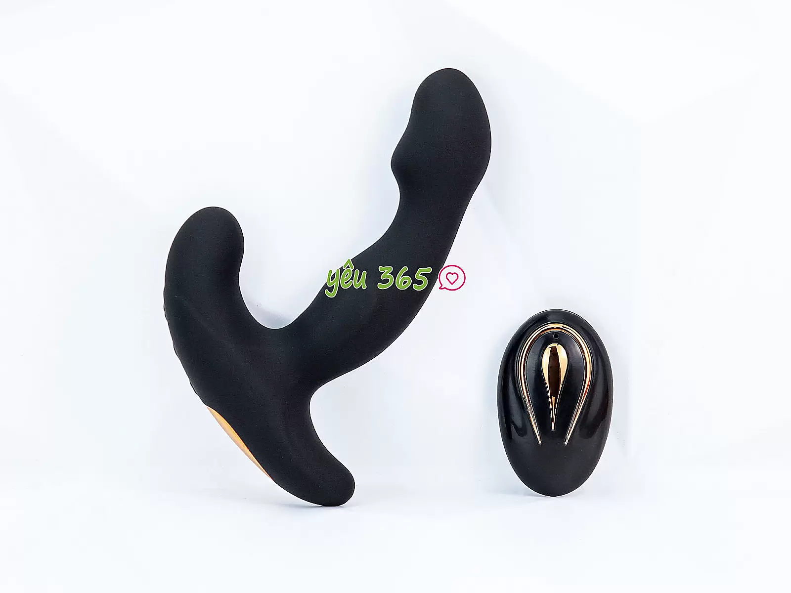 Máy mát xa kích hậu đầu dương vật giả Love điều khiển từ xa