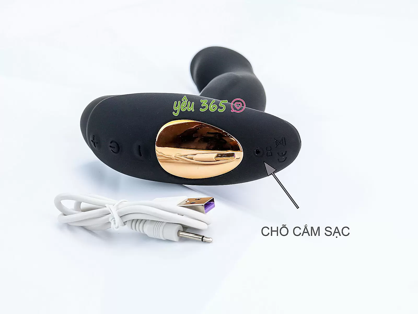 Máy mát xa kích hậu đầu dương vật giả Love điều khiển từ xa