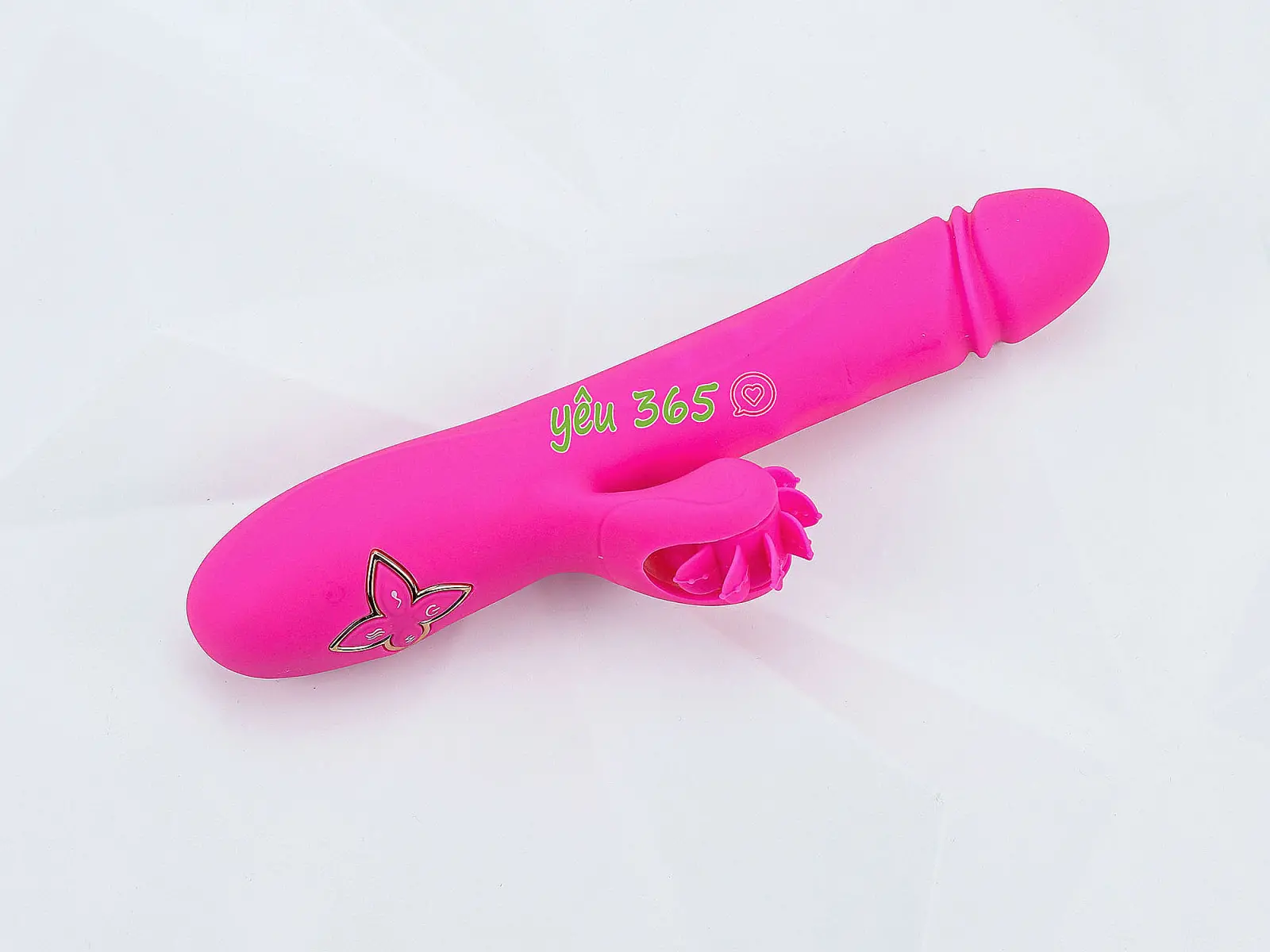 Dương vật giả lưỡi cao cấp Esther bi xoay Rung - Thụt
