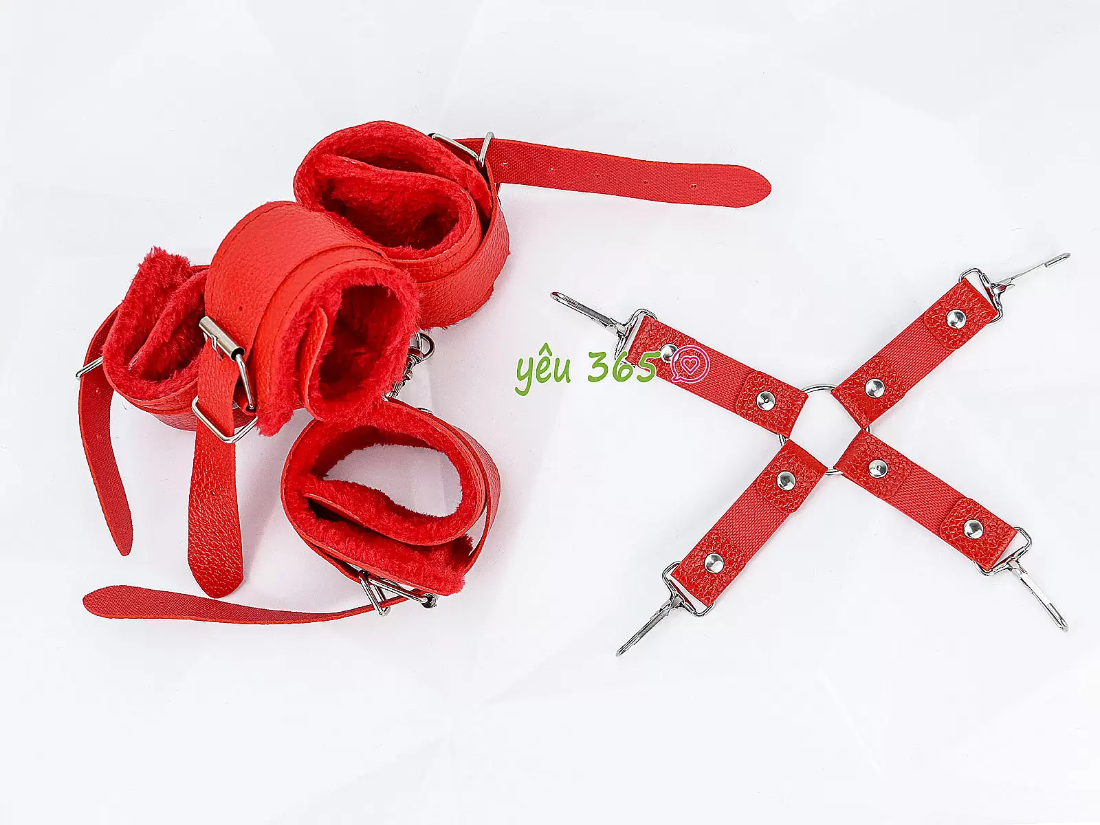 Bộ đồ chơi bạo dâm 10 món màu đỏ kích thích quyến rũ