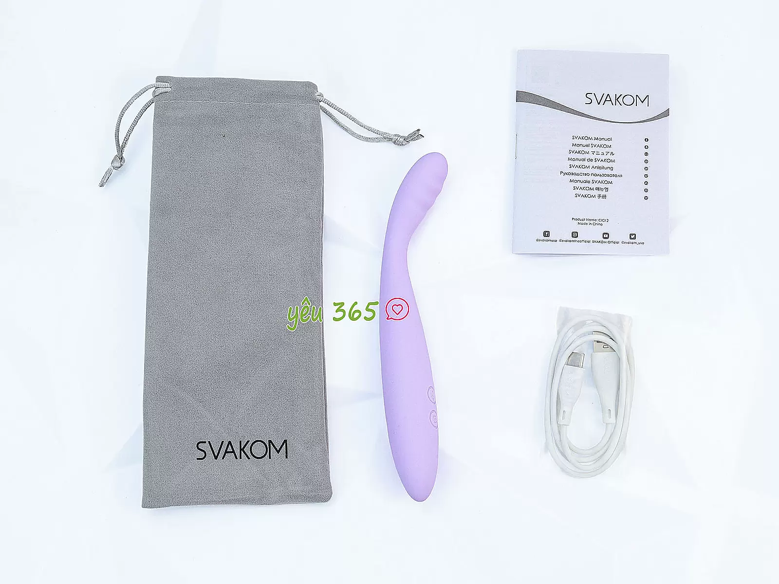 Máy massage ngón tay Svakom CiCi 2 điều khiển từ xa qua App