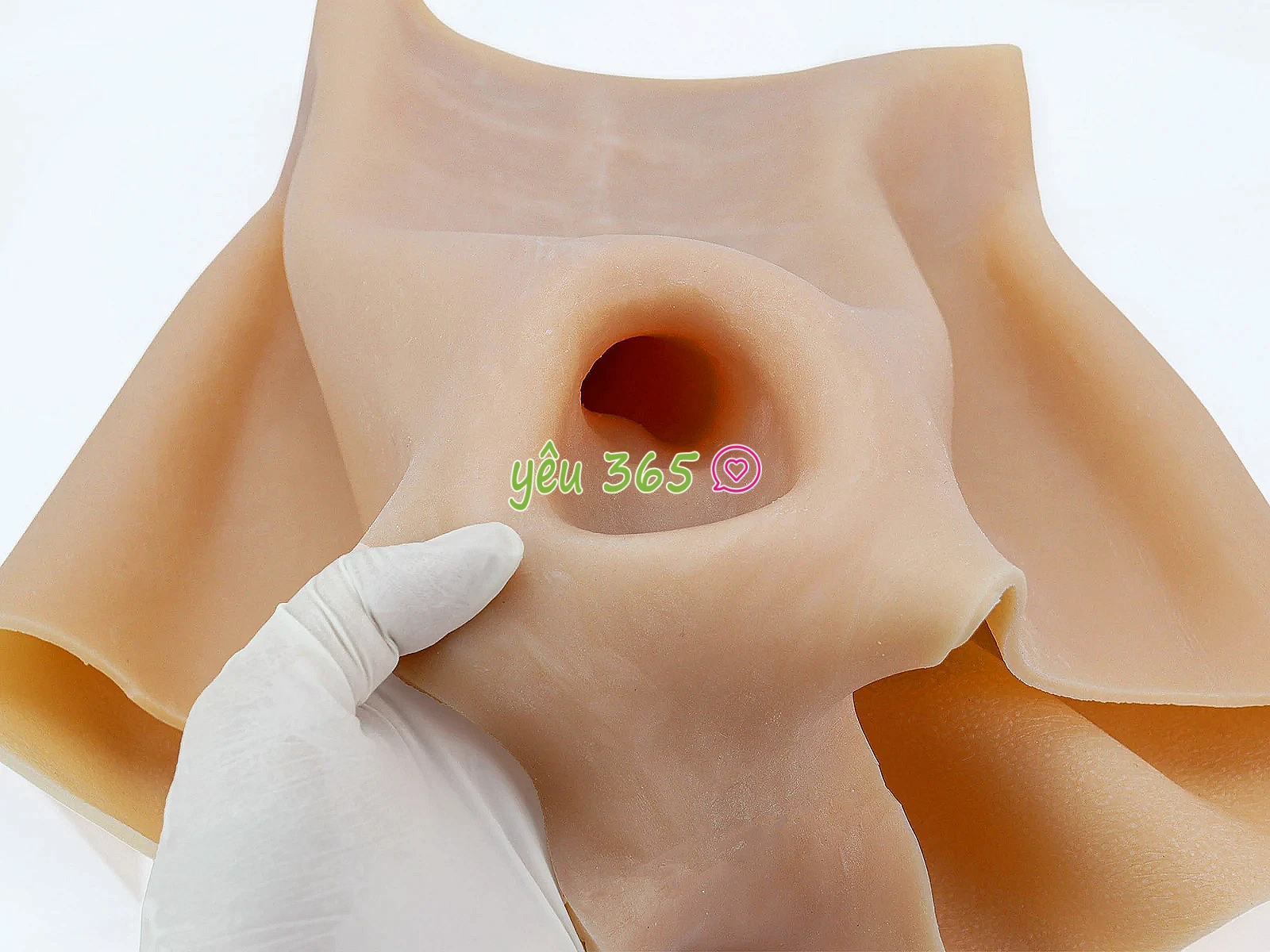 Quần dương vật giả size to rỗng ruột siêu mềm có múi