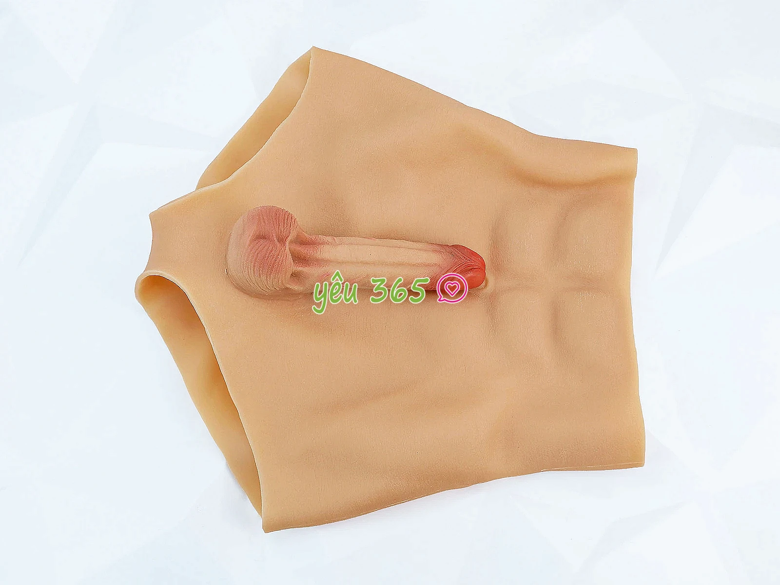 Quần dương vật giả size to rỗng ruột siêu mềm có múi