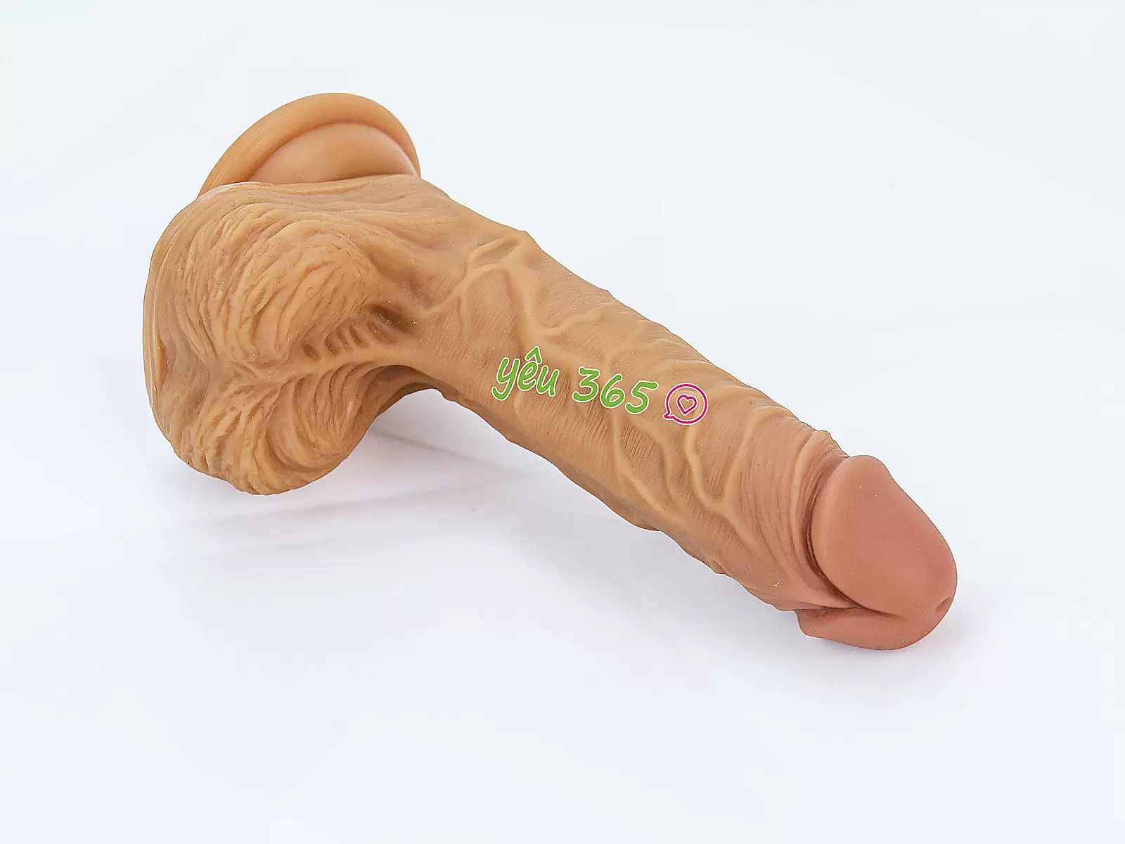 Dương vật giả có đế rung ngoáy ấm nóng pin sạc điều khiển không dây Yeain Devil