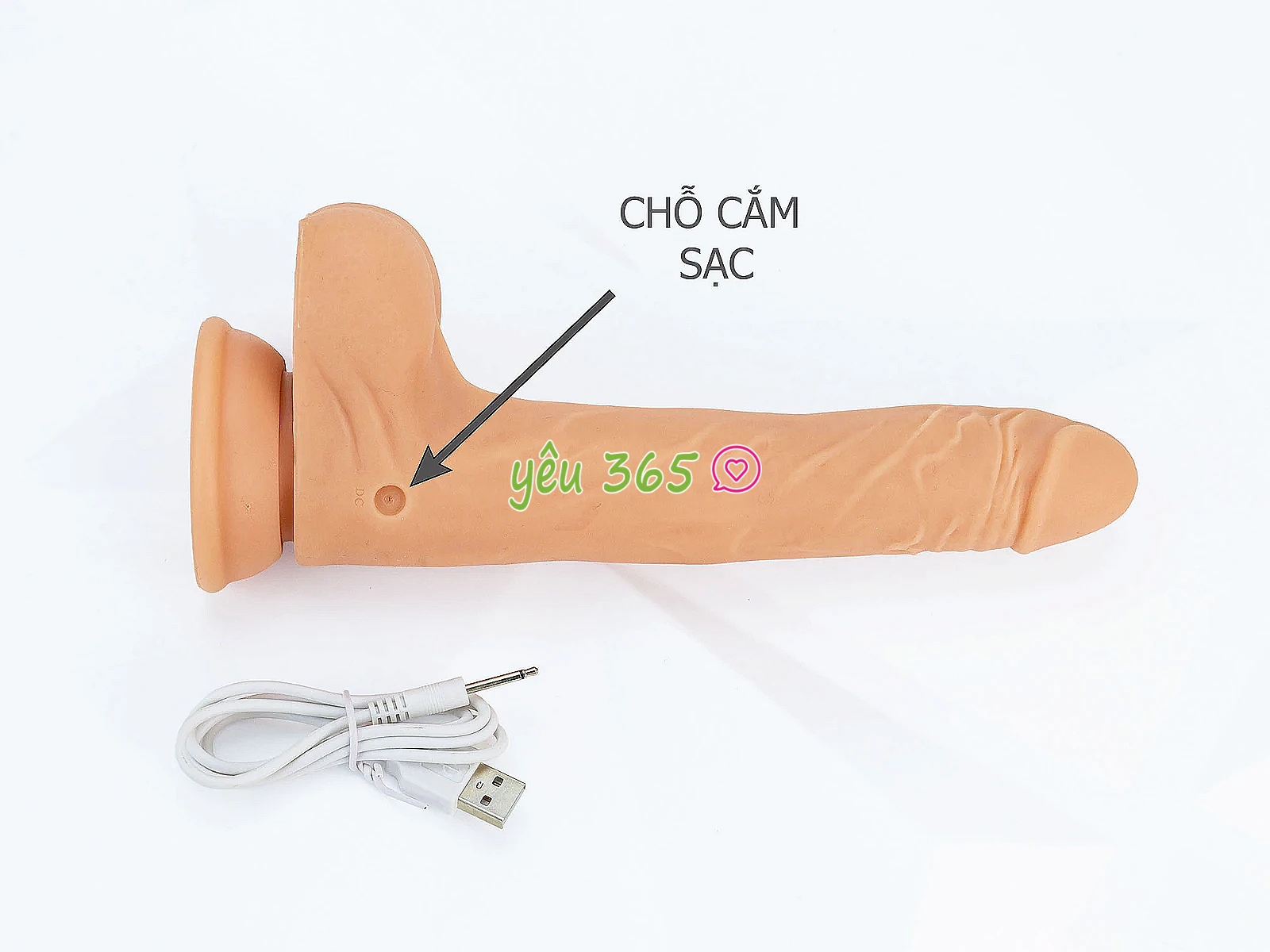 Dương vật giả có đế Knight Tornado rung thụt lắc