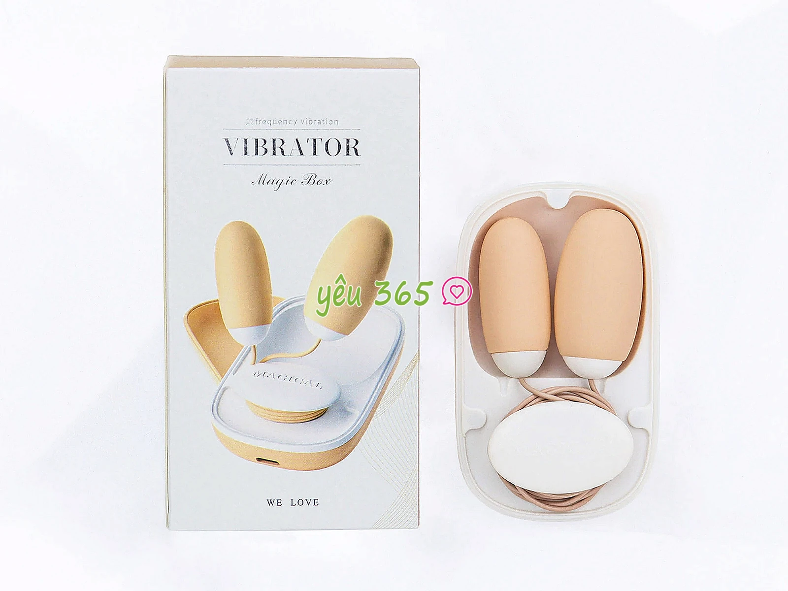 Trứng rung Vibrator Magic Box 2 đầu kích thích kép