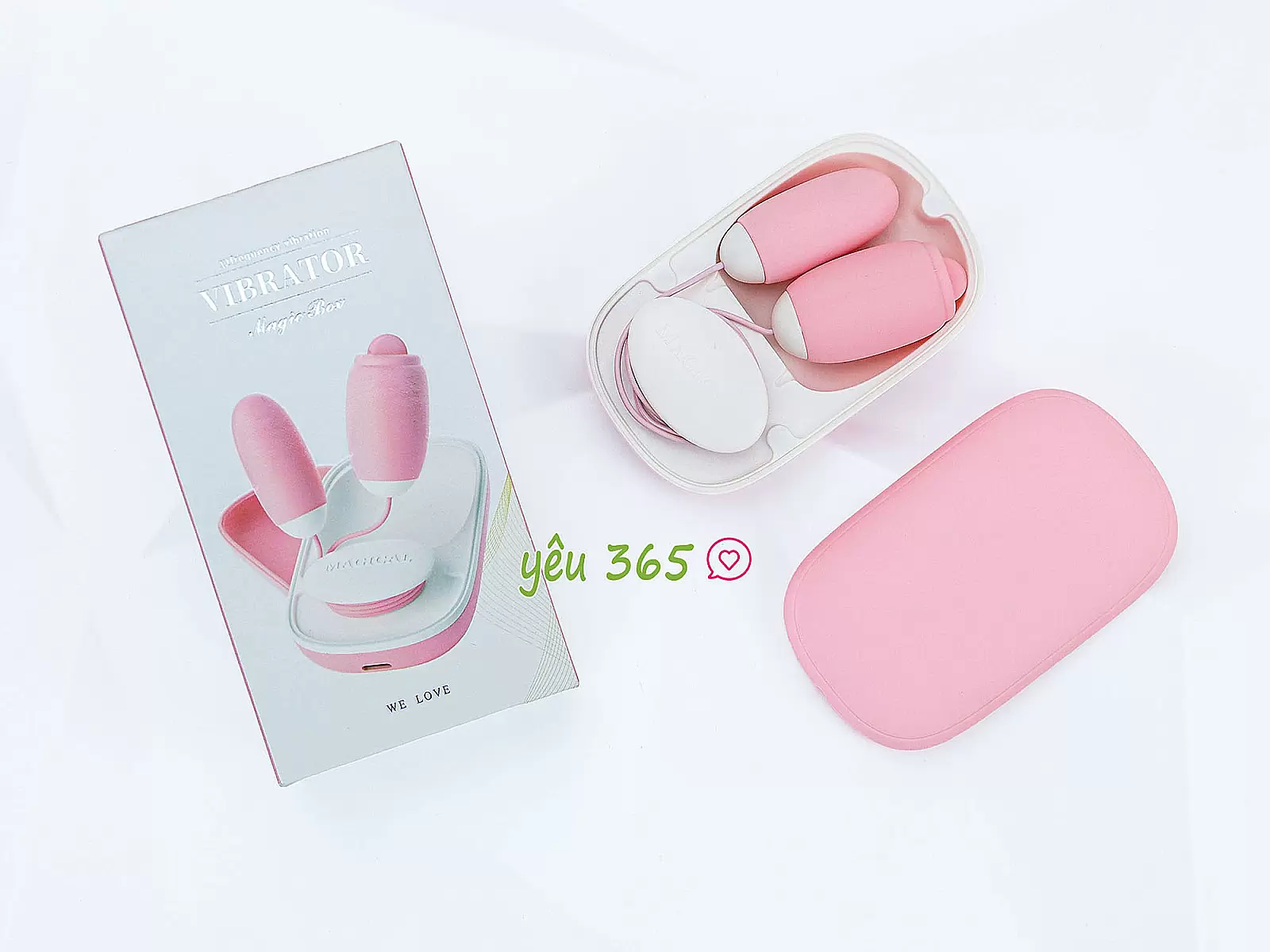 Trứng rung Vibrator Magic Box có lưỡi liếm