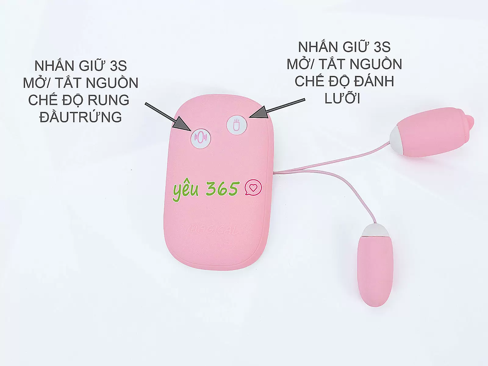 Trứng rung Vibrator Magic Box có lưỡi liếm