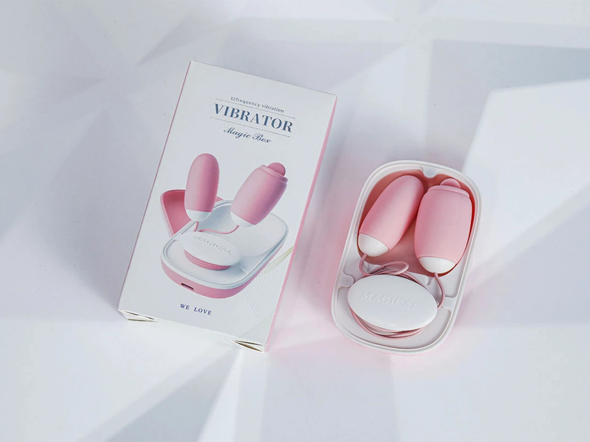 Trứng rung Vibrator Magic Box có lưỡi liếm