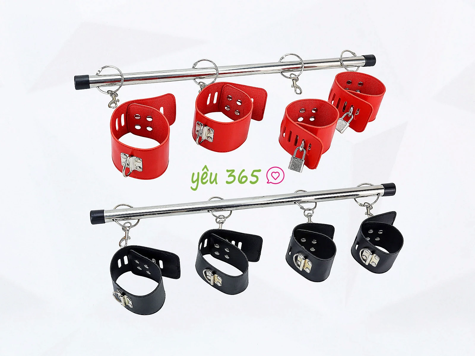 Bộ đồ chơi BDSM khóa tay và chân kiểm soát đầy đủ