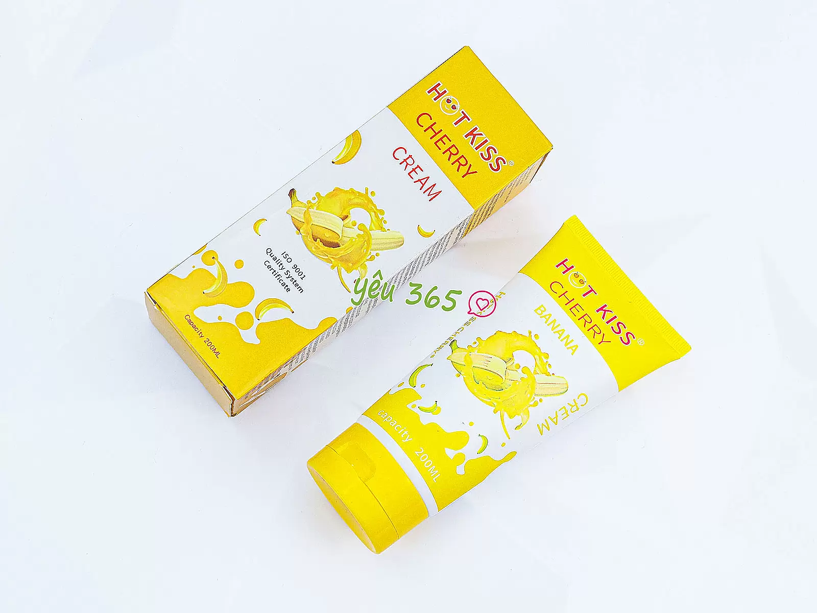 Gel Hot Kiss Hương Chuối chai lớn 200ml