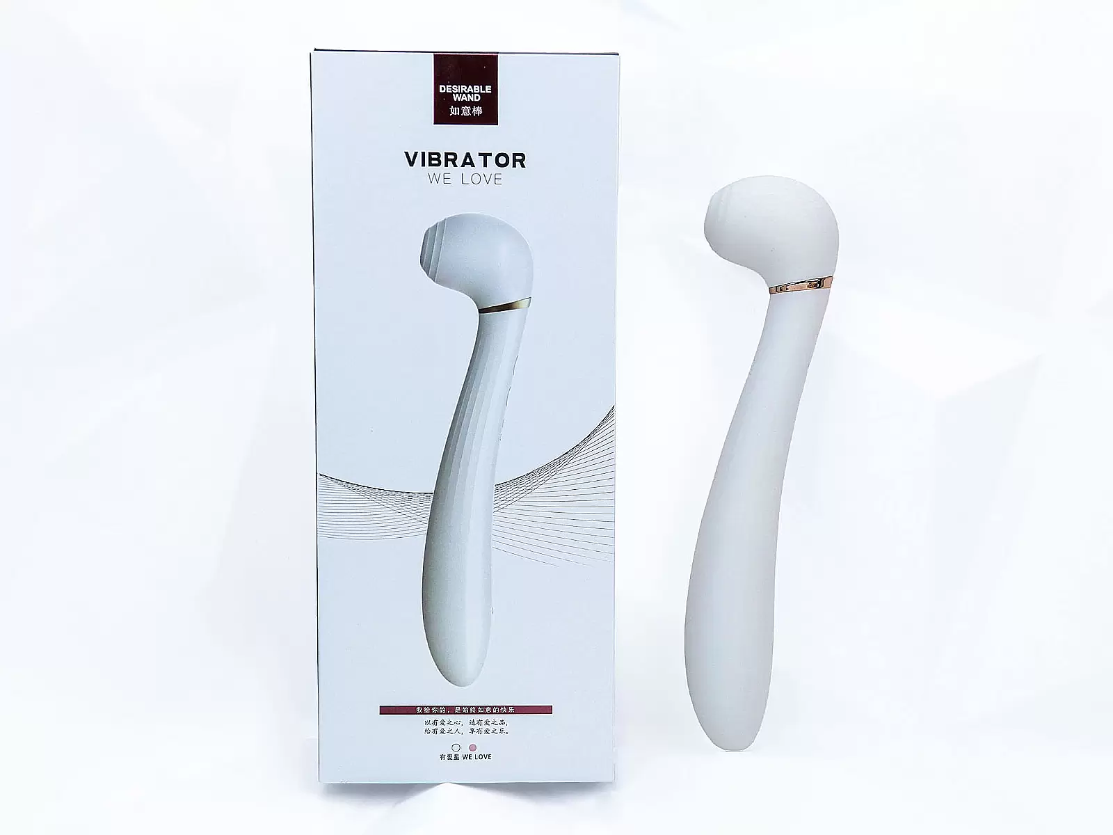 Lưỡi liếm 2 đầu rung hút Desirable Wand đa năng