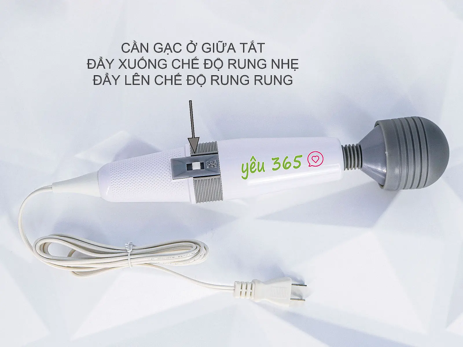 Máy massage Handy rung cực mạnh cắm điện trực tiếp