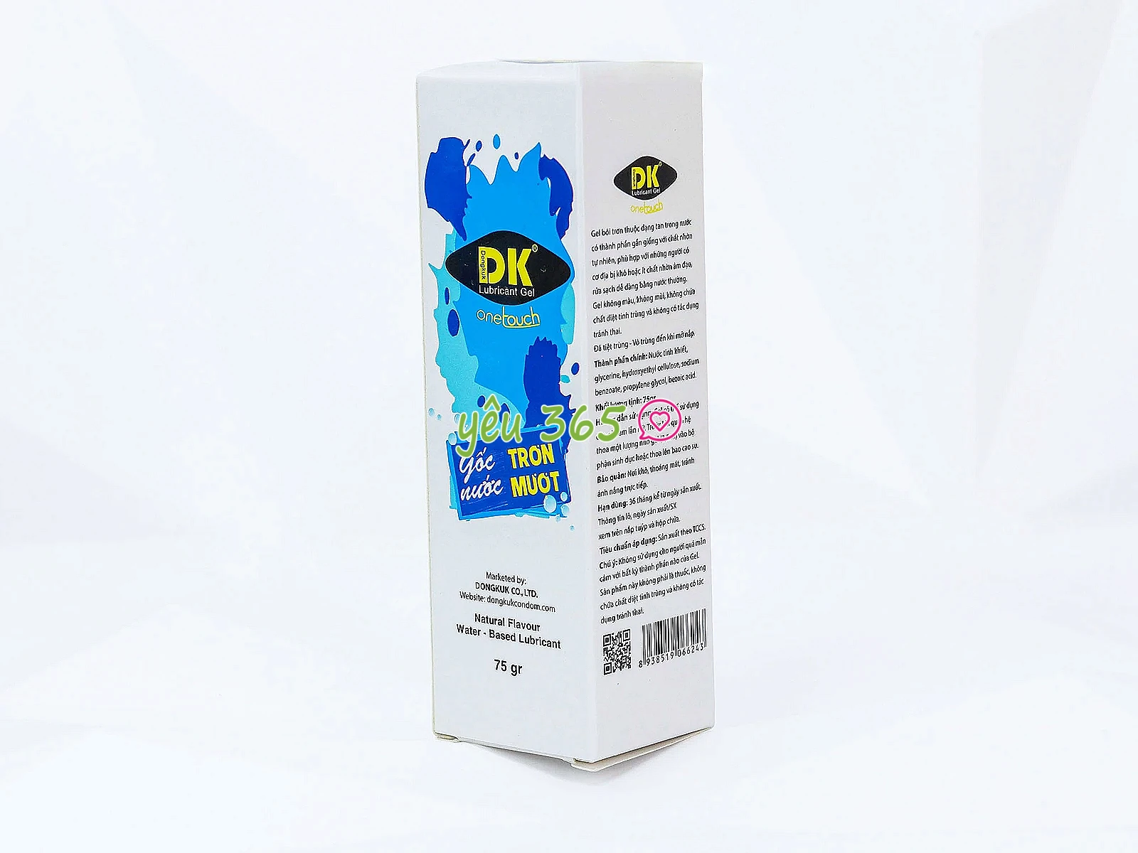 Gel bôi trơn gốc nước DK Onetouch trơn mượt tăng khoái cảm, an toàn dịu nhẹ