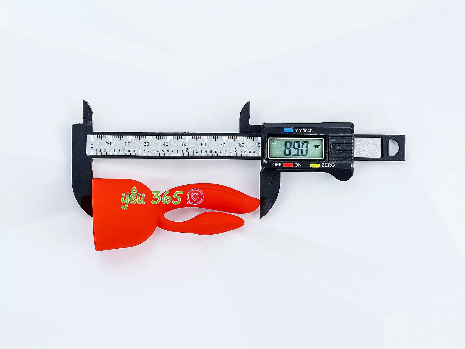 Đầu phụ máy mát xa 2 nhánh tai thỏ màu đỏ