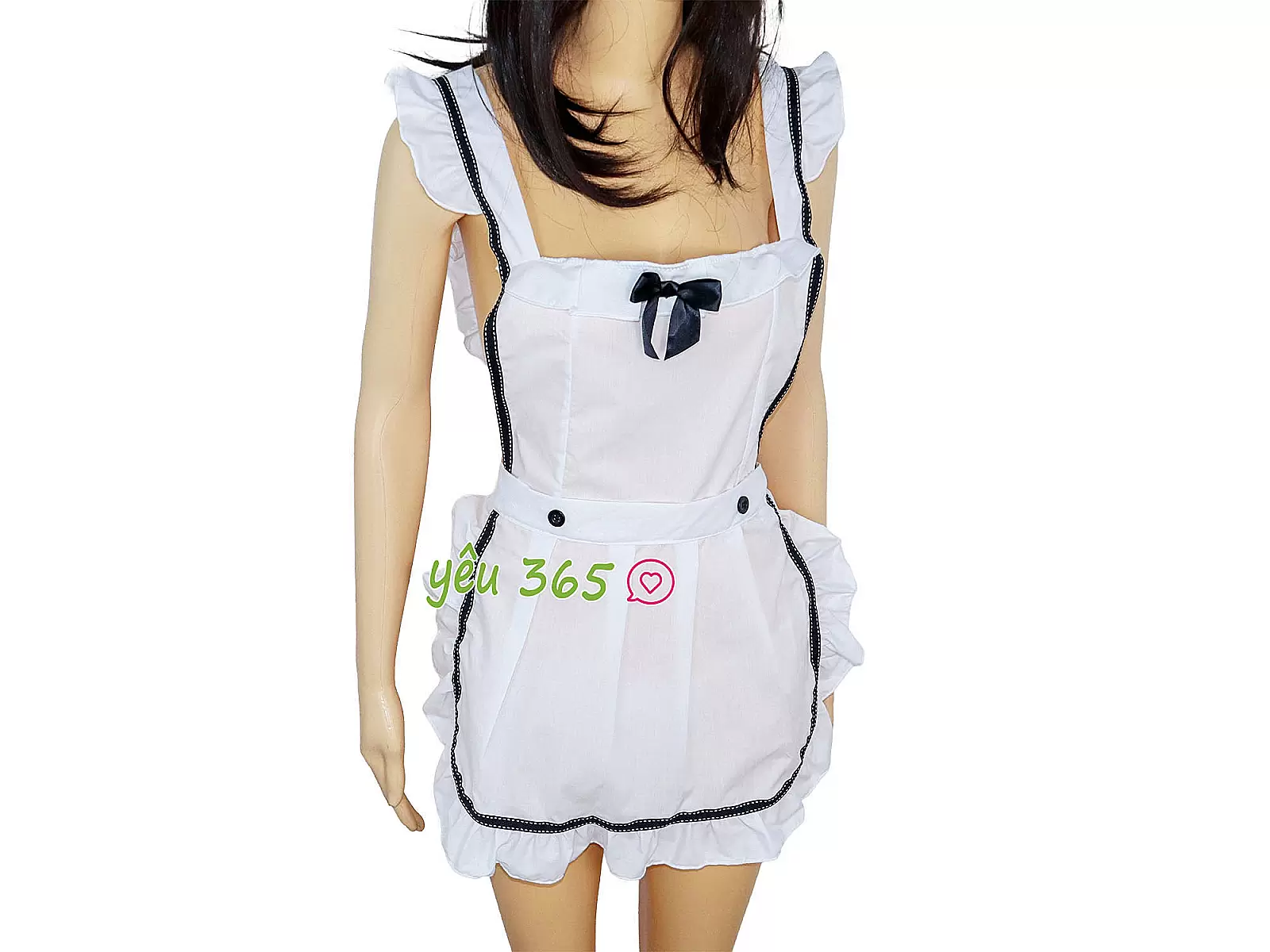 Bộ đồ chơi bạo dâm váy tạp dề quyến rũ