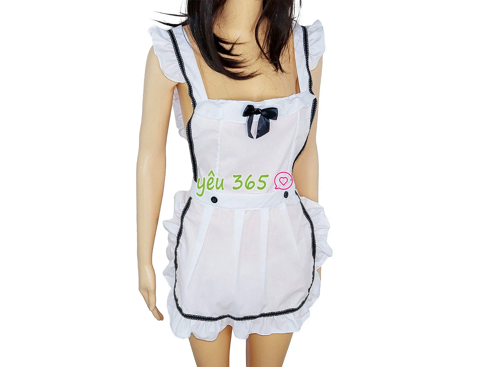 Bộ đồ chơi bạo dâm váy tạp dề quyến rũ