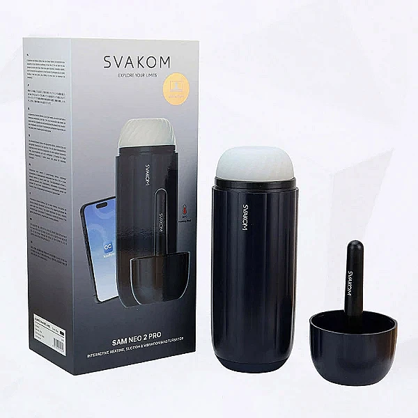 Âm đạo giả tự động Svakom Sam Neo 2 Pro rung phát nhiệt kết nối toàn quốc