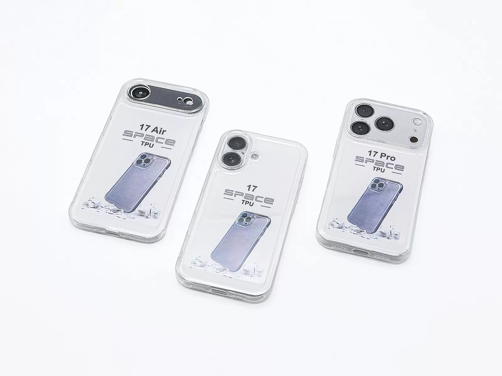 Ốp lưng iPhone 17 Pro TPU Space trong suốt